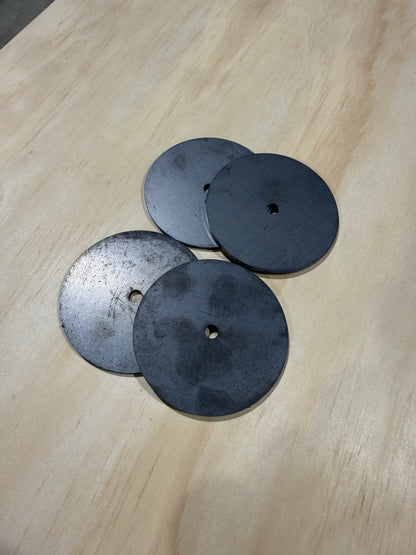 Steel Mounting Plate – 75mm Round & Full Plate